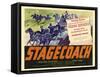 Stagecoach, 1939-null-Framed Stretched Canvas