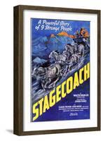 Stagecoach, 1939-null-Framed Art Print