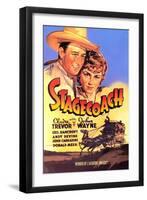 Stagecoach, 1939-null-Framed Art Print