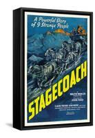 Stagecoach, 1939-null-Framed Stretched Canvas