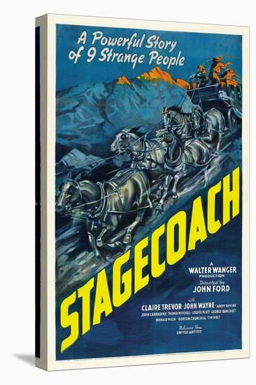 Stagecoach, 1939-null-Stretched Canvas