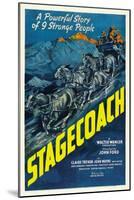 Stagecoach, 1939-null-Mounted Giclee Print