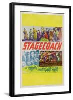 Stagecoach, 1939-null-Framed Art Print