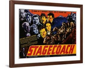 Stagecoach, 1939-null-Framed Art Print