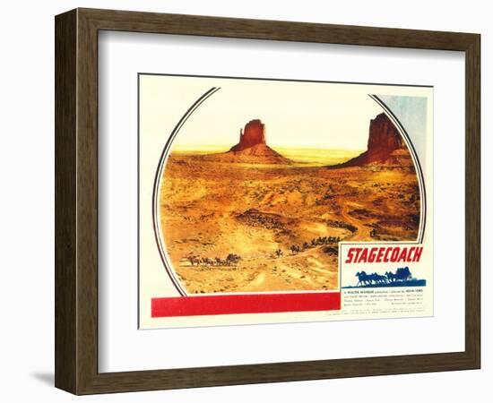 Stagecoach, 1939-null-Framed Art Print