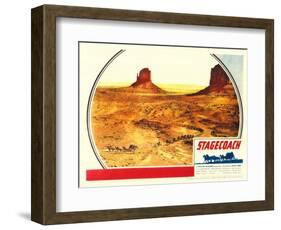 Stagecoach, 1939-null-Framed Art Print