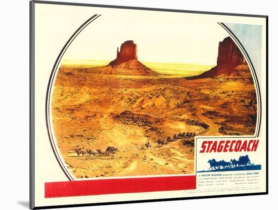 Stagecoach, 1939-null-Mounted Art Print