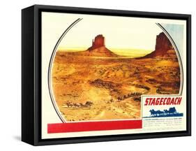 Stagecoach, 1939-null-Framed Stretched Canvas