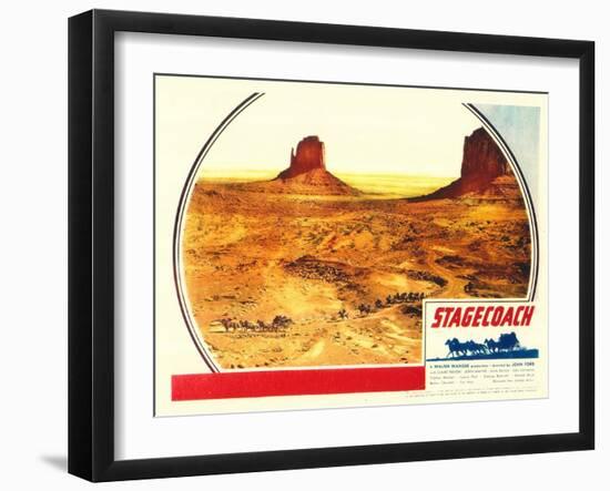 Stagecoach, 1939-null-Framed Art Print