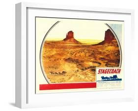 Stagecoach, 1939-null-Framed Art Print