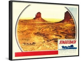 Stagecoach, 1939-null-Framed Art Print