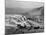 Stagecoach at Mammoth Hot Springs-null-Mounted Photographic Print