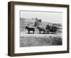 Stagecoach at Yellowstone National Park Photograph - Yellowstone, WY-Lantern Press-Framed Art Print