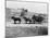 Stagecoach at Yellowstone National Park Photograph - Yellowstone, WY-Lantern Press-Mounted Art Print