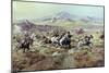 Stagecoach Attack-Charles Marion Russell-Mounted Giclee Print