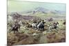 Stagecoach Attack-Charles Marion Russell-Mounted Giclee Print