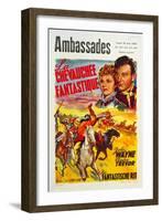 Stagecoach, Belgian Movie Poster, 1939-null-Framed Art Print