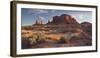 Stagecoach, Brighams Tomb, Monument Valley, Navajo Tribal Park, Utah, Usa-Rainer Mirau-Framed Photographic Print