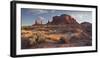 Stagecoach, Brighams Tomb, Monument Valley, Navajo Tribal Park, Utah, Usa-Rainer Mirau-Framed Photographic Print