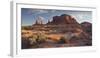 Stagecoach, Brighams Tomb, Monument Valley, Navajo Tribal Park, Utah, Usa-Rainer Mirau-Framed Photographic Print