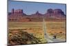 Stagecoach, Brighams Tomb, Road 163, Monument Valley, Navajo Tribal Park, Utah, Usa-Rainer Mirau-Mounted Photographic Print