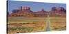 Stagecoach, Brighams Tomb, Road 163, Monument Valley, Navajo Tribal Park, Utah, Usa-Rainer Mirau-Stretched Canvas