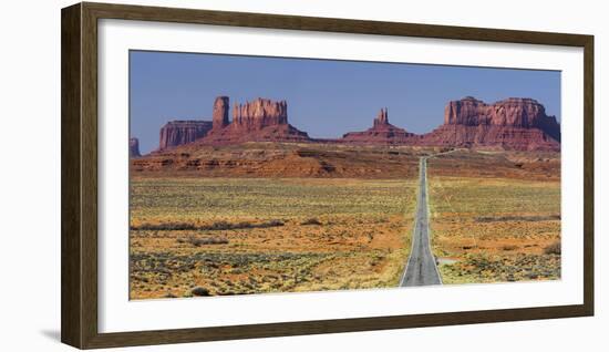 Stagecoach, Brighams Tomb, Road 163, Monument Valley, Navajo Tribal Park, Utah, Usa-Rainer Mirau-Framed Photographic Print