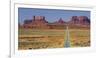 Stagecoach, Brighams Tomb, Road 163, Monument Valley, Navajo Tribal Park, Utah, Usa-Rainer Mirau-Framed Photographic Print