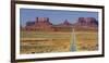 Stagecoach, Brighams Tomb, Road 163, Monument Valley, Navajo Tribal Park, Utah, Usa-Rainer Mirau-Framed Photographic Print