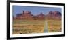 Stagecoach, Brighams Tomb, Road 163, Monument Valley, Navajo Tribal Park, Utah, Usa-Rainer Mirau-Framed Photographic Print