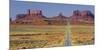 Stagecoach, Brighams Tomb, Road 163, Monument Valley, Navajo Tribal Park, Utah, Usa-Rainer Mirau-Mounted Photographic Print
