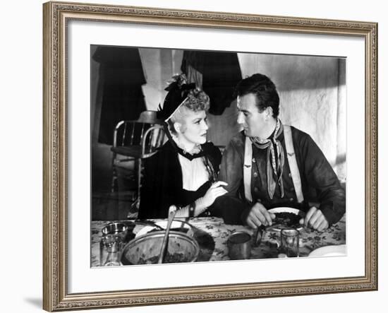 Stagecoach, Claire Trevor, John Wayne, 1939-null-Framed Photo