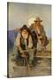 Stagecoach Driver and Armed Guard in the West-null-Stretched Canvas