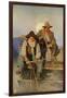 Stagecoach Driver and Armed Guard in the West-null-Framed Giclee Print