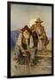 Stagecoach Driver and Armed Guard in the West-null-Framed Giclee Print