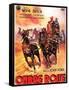 Stagecoach, Italian Movie Poster, 1939-null-Framed Stretched Canvas