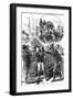 Stagecoach Robbery by Women Bandits-null-Framed Art Print