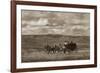 Stagecoach Run-Barry Hart-Framed Giclee Print