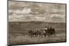 Stagecoach Run-Barry Hart-Mounted Art Print