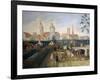 Stagecoach Station in Munich, 1775-Joseph Stephan-Framed Giclee Print