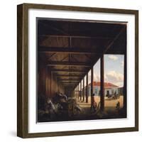 Stagecoach Station-Alexandra Alexeyevna Venetsianova-Framed Giclee Print