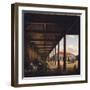 Stagecoach Station-Alexandra Alexeyevna Venetsianova-Framed Giclee Print