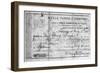 Stagecoach Ticket, 1868-null-Framed Giclee Print