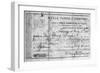 Stagecoach Ticket, 1868-null-Framed Giclee Print