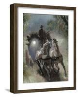 Stagecoach-null-Framed Giclee Print