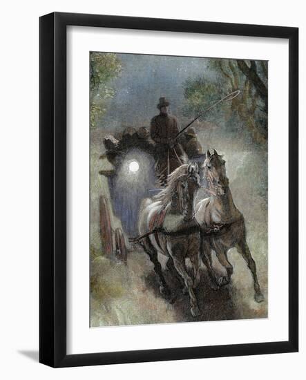 Stagecoach-null-Framed Giclee Print