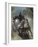 Stagecoach-null-Framed Giclee Print