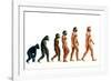 Stages In Human Evolution-David Gifford-Framed Photographic Print