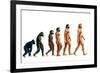 Stages In Human Evolution-David Gifford-Framed Photographic Print