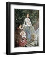 Stages of Cruelty-Ford Madox Brown-Framed Premium Giclee Print